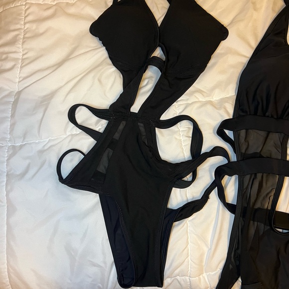 2 styles of a Monokini swimsuit. Never worn complex swimsuits. Price is for both - Picture 3 of 6